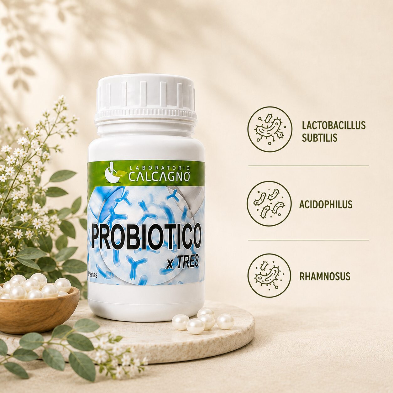 Probiotico 3 cepas x 30 cápsulas - imagen 2