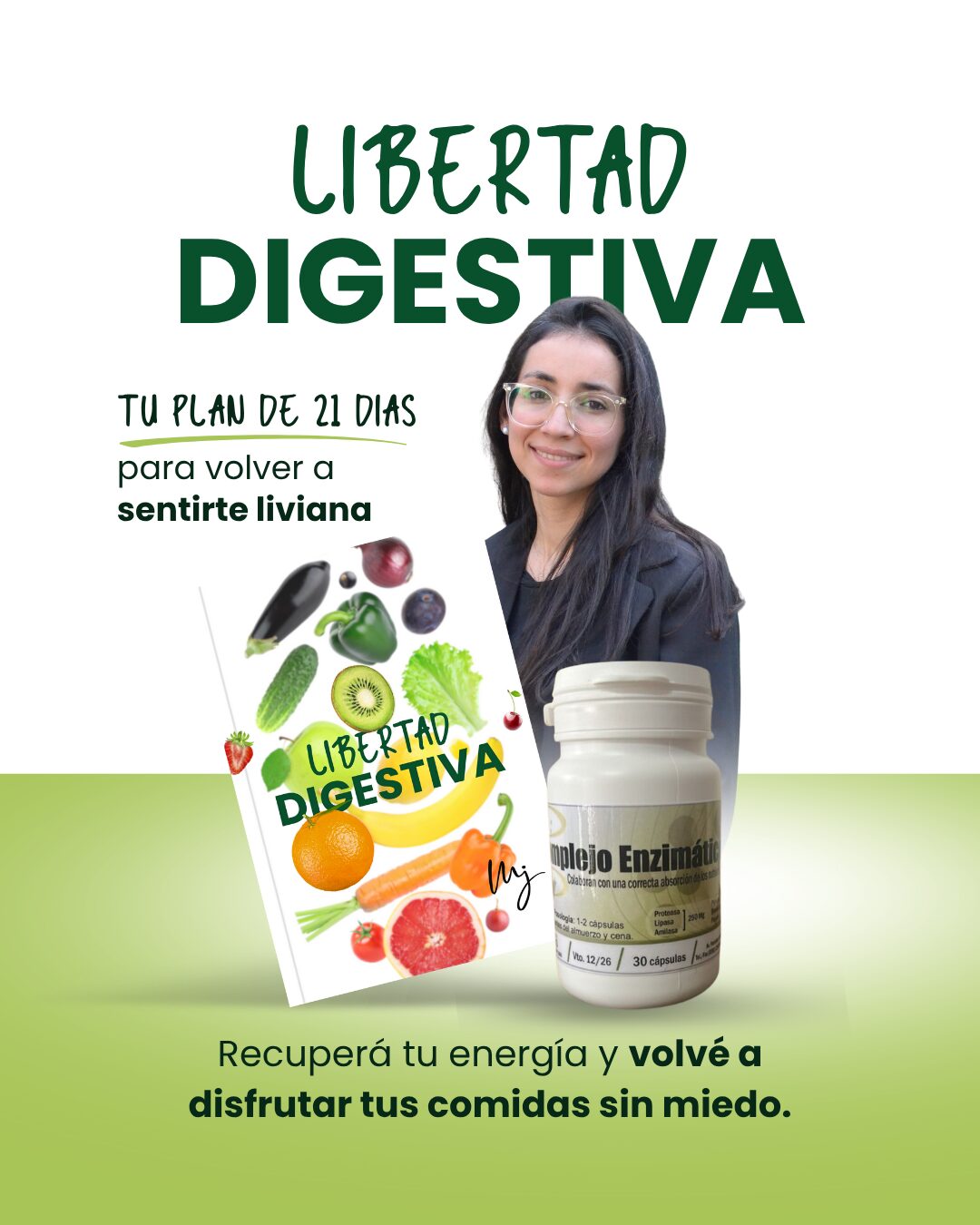 Libertad Digestiva + Complejo enzimatico x 30 capsúlas - imagen 4
