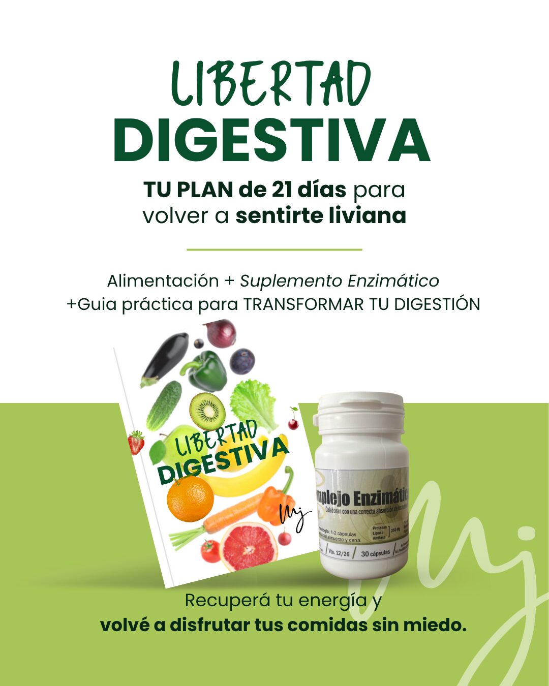 Libertad Digestiva + Complejo enzimatico x 30 capsúlas