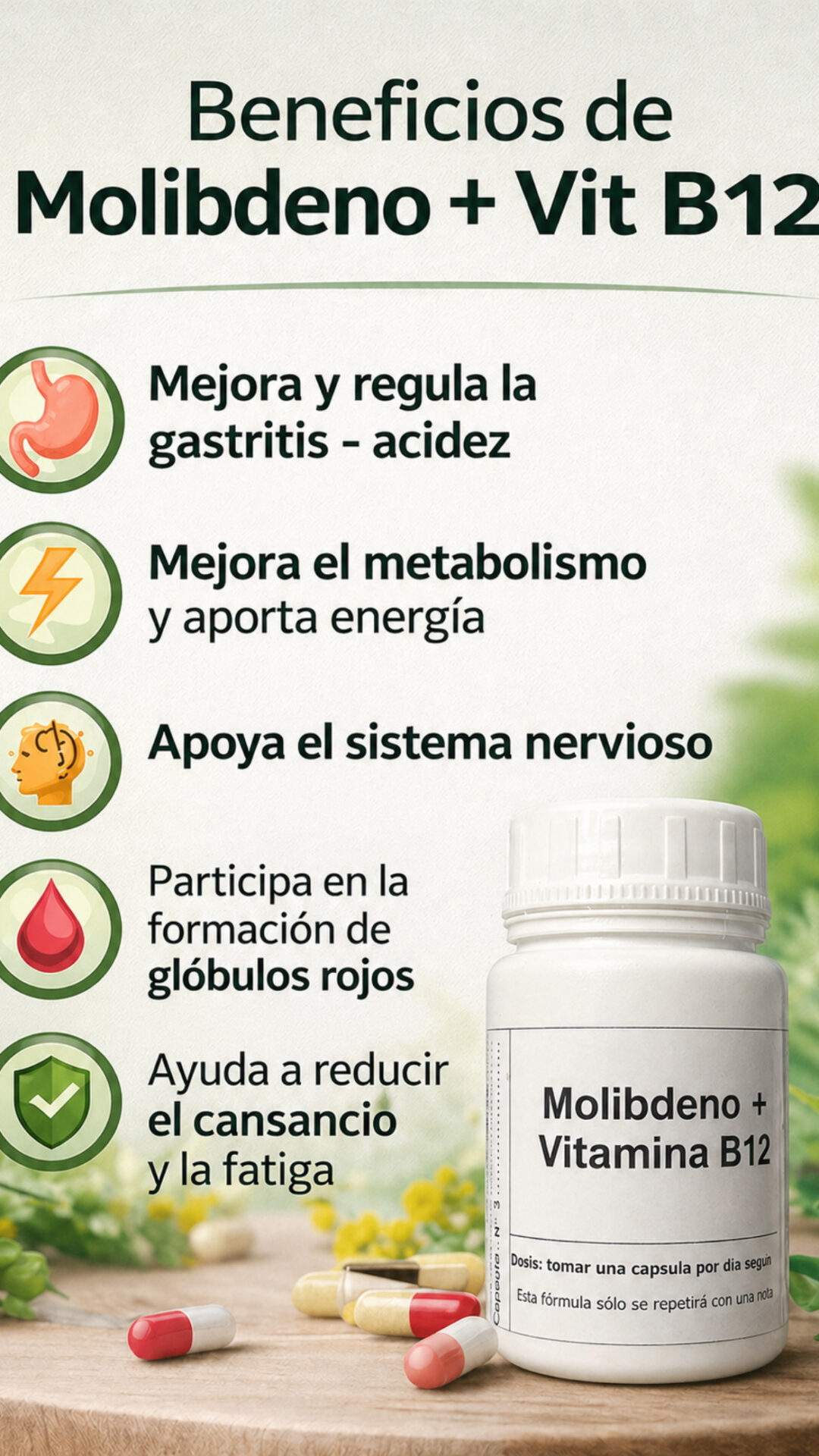 Molibdeno + Vit b12 - imagen 2