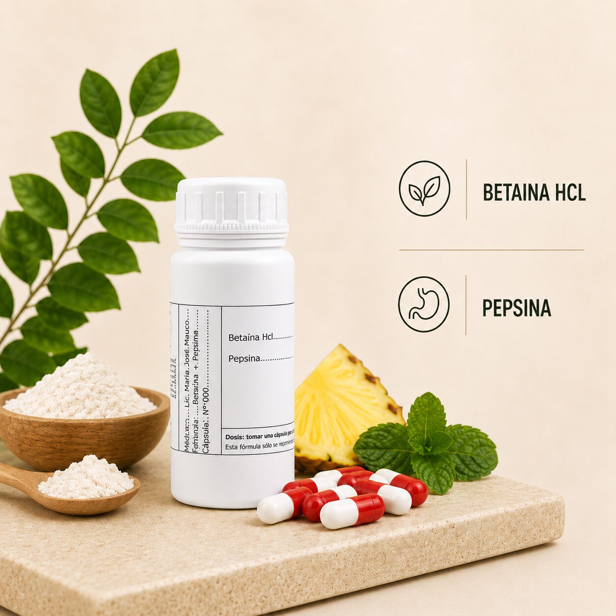 Betaina + Pepsina x60 capsúlas - imagen 2