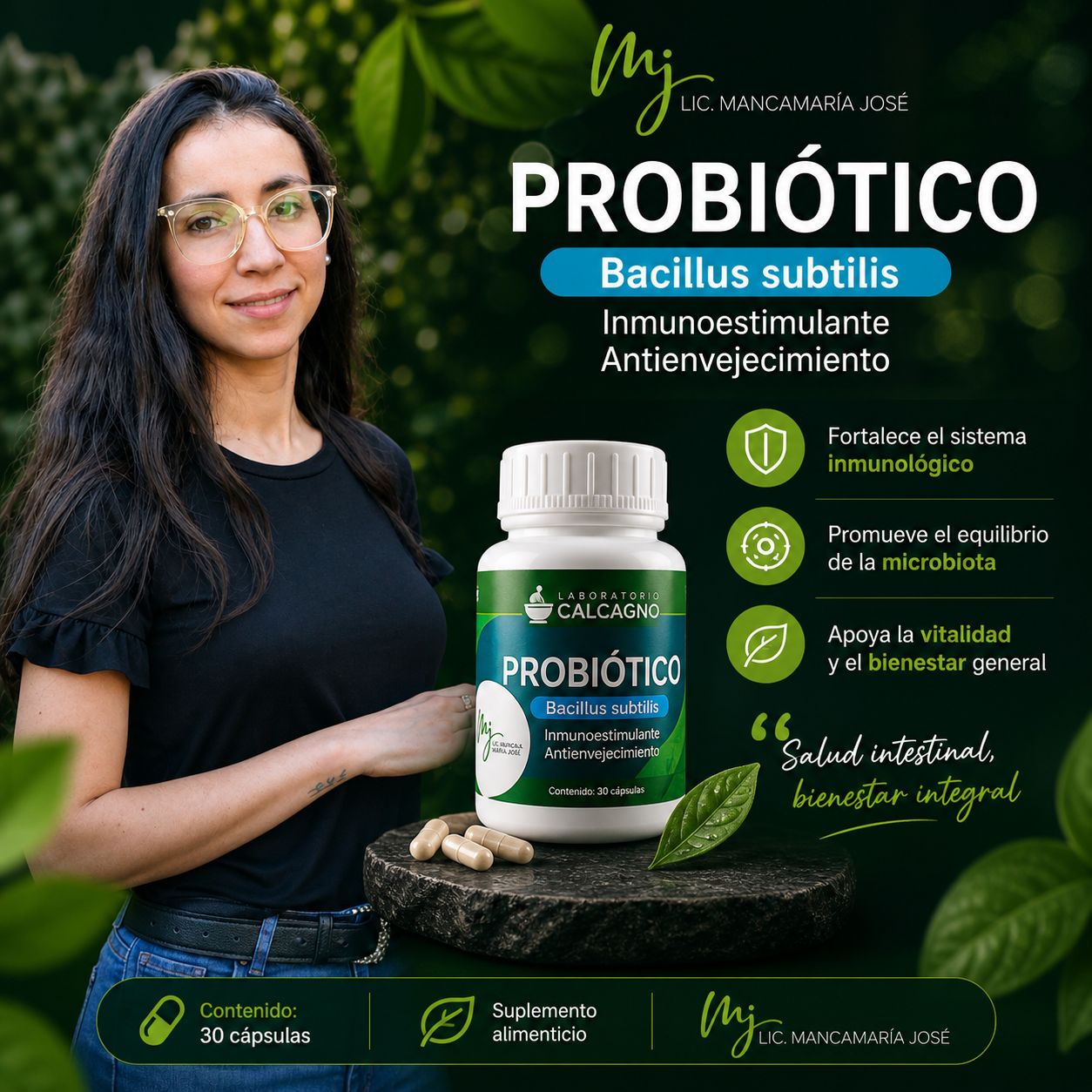 PROBIOTICO BACILLUS SUBTILIS - imagen 1