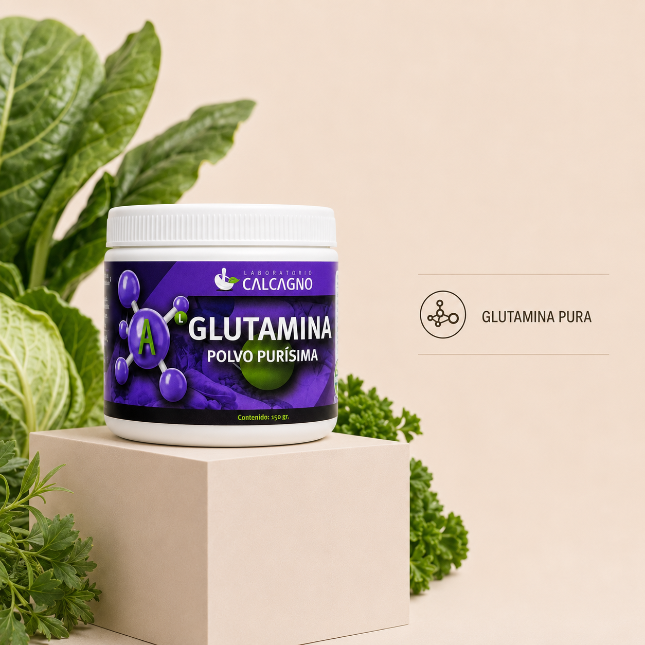 Glutamina en Polvo Purisima x 150gr - imagen 2