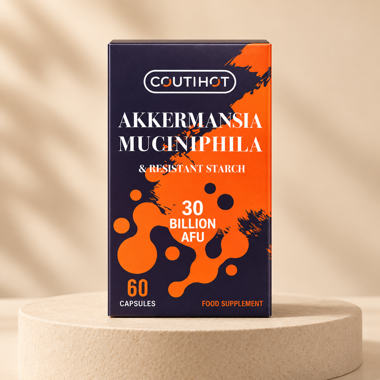 Akkermansia Muciniphila + Resistant Starch – 30 Billion AFU - imagen 1